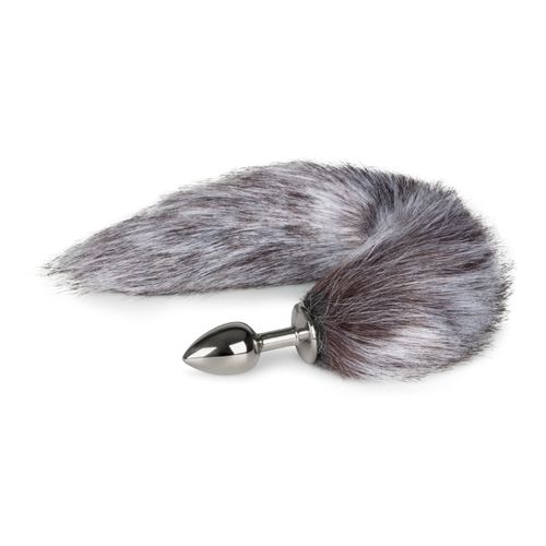 Analni čep Fox Tail No. 5, srebrni slika 2