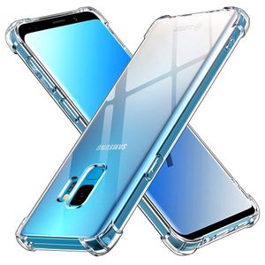 Techsuit Shockproof Clear Silicone prozirna maskica otporna na udarce za Samsung Galaxy S9