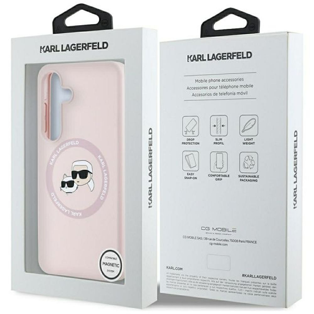 TPU Karl Lagerfeld maska za Samsung Galaxy S25 Ultra KLHCS25LSKCHTCP slika 2