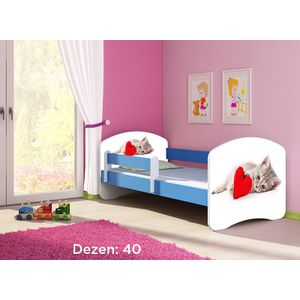 Deciji krevet ACMA II 160x80 + dusek 6 cm BLUE40