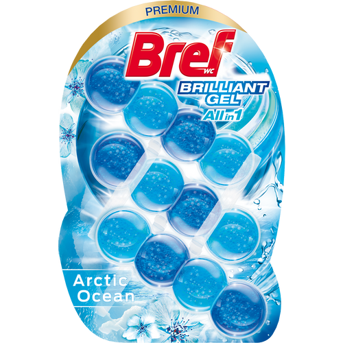 Bref Brilliant Gel Arctic Ocean 3x42g slika 1