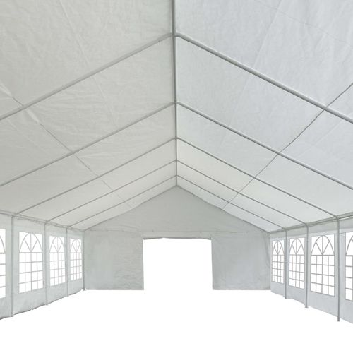 Šator za zabave od PE-a 5 x 8 m bijeli slika 16