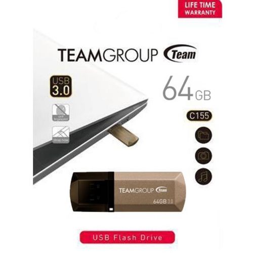 TeamGroup 64GB C155 USB 3.2 GOLD TC155364GD01 FO slika 2