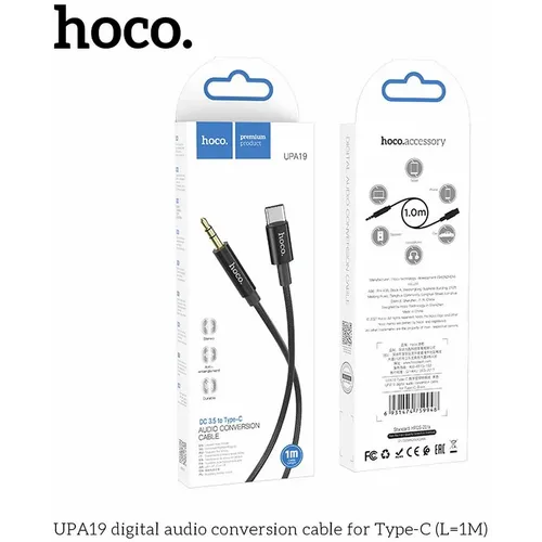 HOCO AUX Audio Jack kabel 3,5 mm na Type-C UPA19 1 m crni slika 4