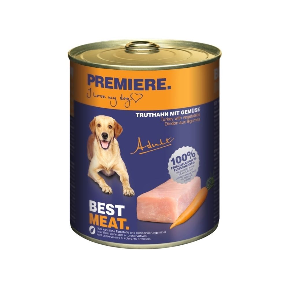 Premiere Best Meat Adult puretina i povrće, 800 g konzerva slika 1