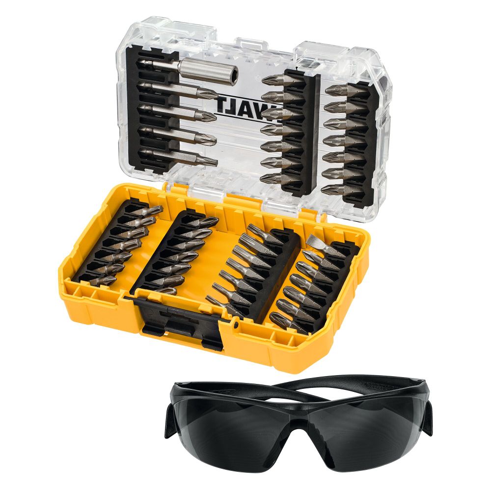DeWalt 47-dijelni set bitova + zaštitne naočale DT70703 slika 2