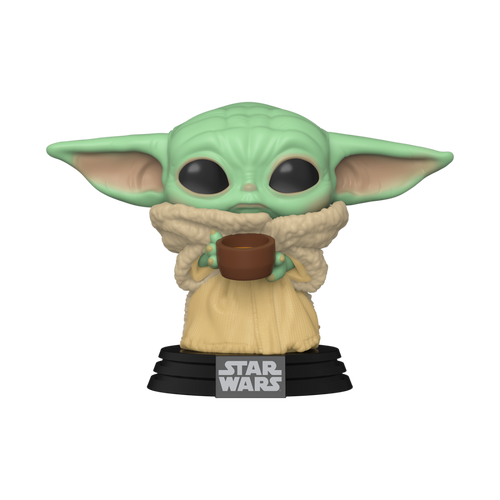 Funko Pop Star Wars: Mandalorian - The Child W/ Cup slika 1