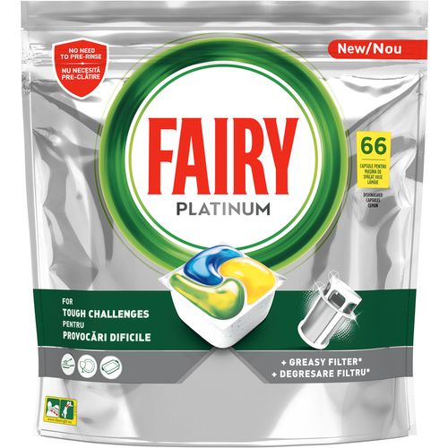 FAIRY PLATINUM All in One Tablete za sudomašinu  66kom slika 1