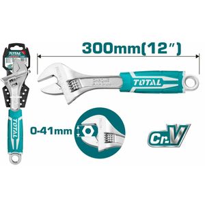 TOTAL Francuski ključ 300 mm / INDUSTRIAL (THT101126)