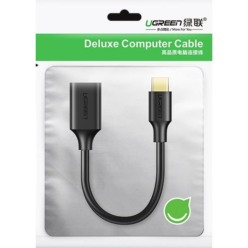 Ugreen USB-C (M) na USB 3.0 (Ž) OTG kabel crni - u polivinil vrećici slika 2