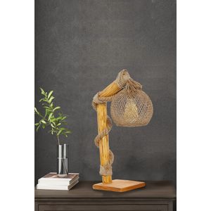 Opviq Canata Natural Floor Lamp