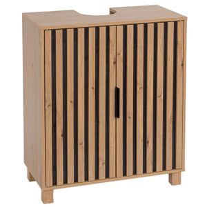 Tendance kupaonski ormarić sa 2 vrata i unutarnjom policom Karma smeđa 70x60x30 cm mdf