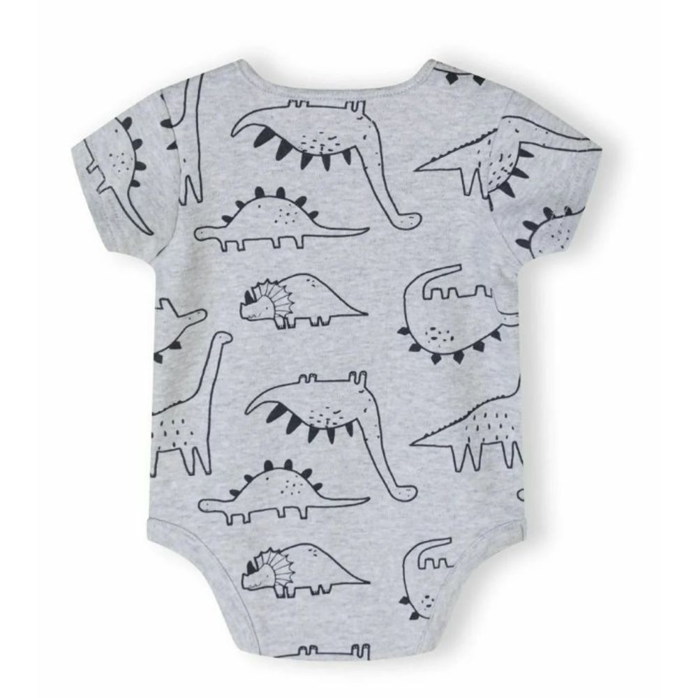 Minoti Bodi sa kratkim rukavima za bebe - Dino, 3-6 mj - 2kom slika 4