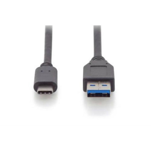 Digitus USB kabel USB 3.2 gen. 1 (USB 3.0) USB-C® utikač, USB-A utikač 1.00 m crna dvostruko zaštićen AK-300146-010-S slika 2