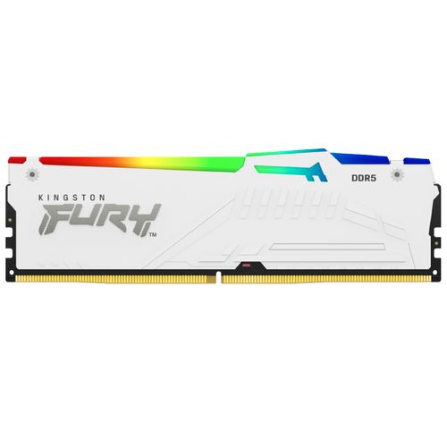 KINGSTON DIMM DDR5 16GB 6800MT/s KF568C34BWEA-16 FURY Beast White RGB EXPO slika 2