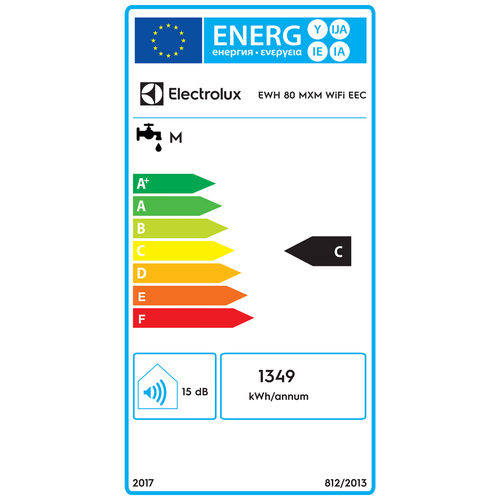 Electrolux EWH 80 MXM WiFi EEC Bojler 80 L slika 3