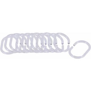 TENDANCE Alke za zavjesu 12/1 5,8x3,8cm Prozirna