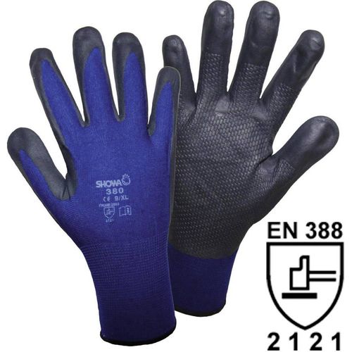 Showa 380 NBR 1163-6 najlon rukavice za rad Veličina (Rukavice): 6, s EN 388 CAT II 1 Par slika 1
