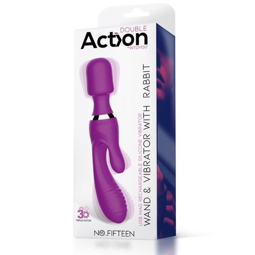 Action No.Fifteen Wand and Rabbit Double Function Vibrator slika 4