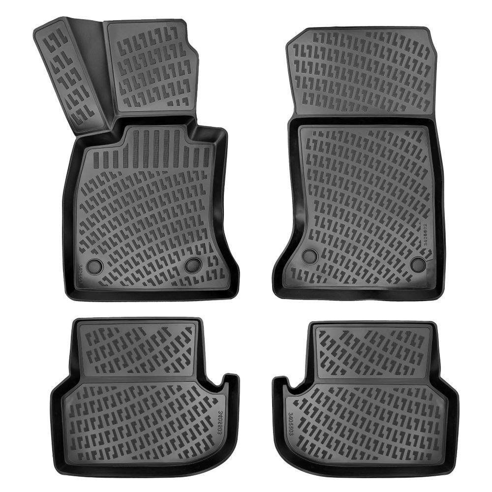 Gumene Patosnice za BMW 5 F10/F11 (2013-2017) - 3D Duboke Rizline slika 1