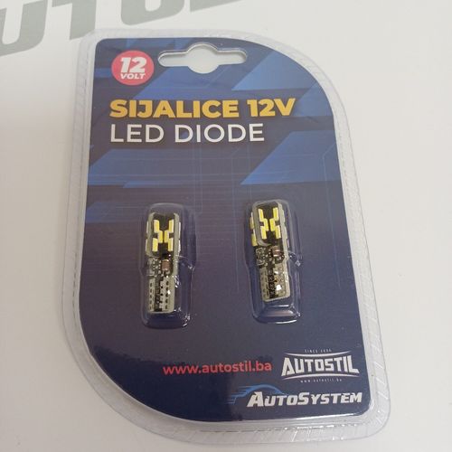 AutoSystem Sijalica LED 12V T10 24SMD CANBUS bijela - 2 kom. slika 1