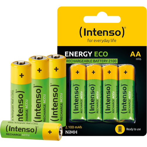 (Intenso) Baterija punjiva AA / HR6, 2100 mAh, blister 4 komada - AA / HR6/2100 slika 2