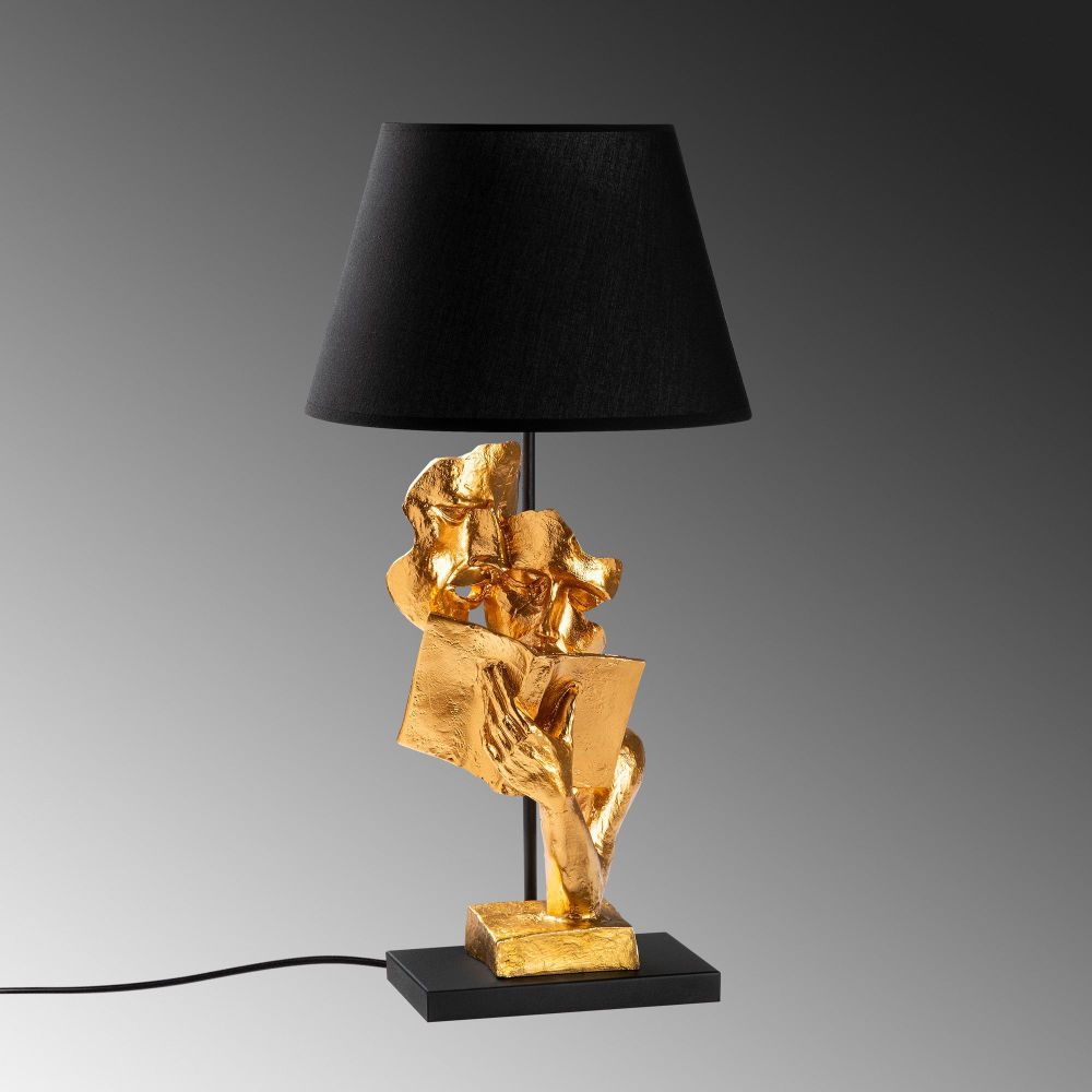 FIGURA-15291 Zlatno-Crna Stočna Lampa slika 7