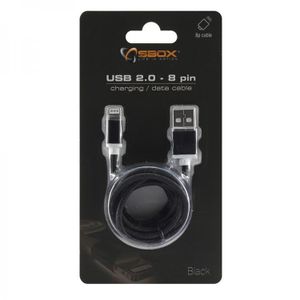 KABEL SBOX USB -> iPh.7 M/M 1,5M Blister Crni 