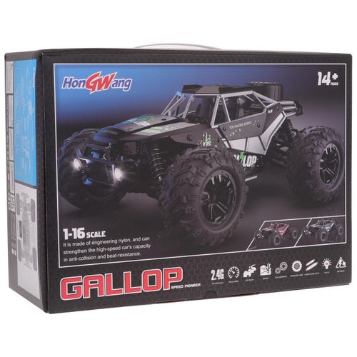 Buggy na daljinsko upravljanje GALLOP 1:16 R/C - crveni slika 2