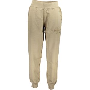 CALVIN KLEIN WOMEN'S BEIGE TROUSERS