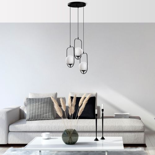 Skew - 13447 Black Chandelier slika 1