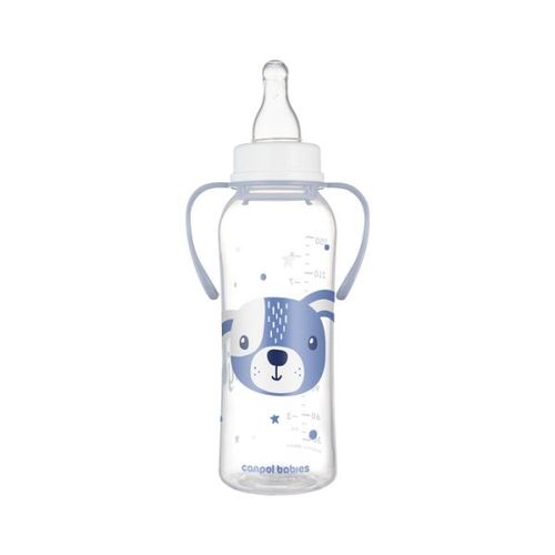 Canpol Babies Flašica Cute Animals Sa Ručkama 250Ml (11/845) - Blue slika 2