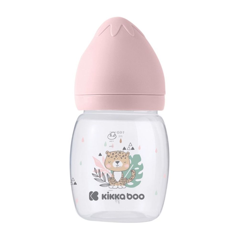 Kikka Boo Plastična flašica Savanna 180ml 0m+ Pink slika 1
