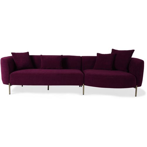 Ugaona Sofa Macaroon - Fuchsia Fuchsia slika 3