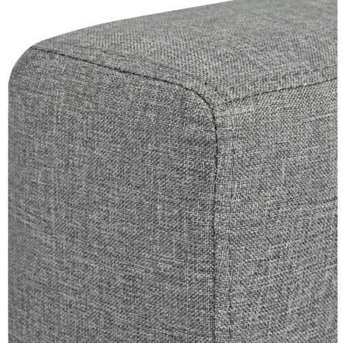 Dvodijelni set sofa od tkanine svijetlosivi slika 43