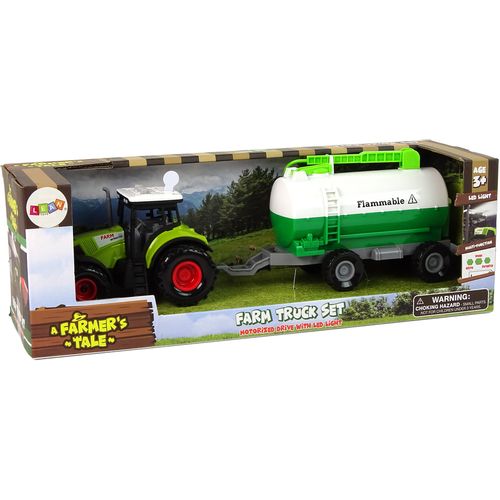 Traktor sa cisternom zeleno-bijela slika 6