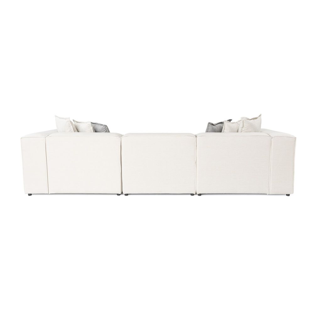 Ugaona Sofa Frida 4 - Ecru Boje slika 11