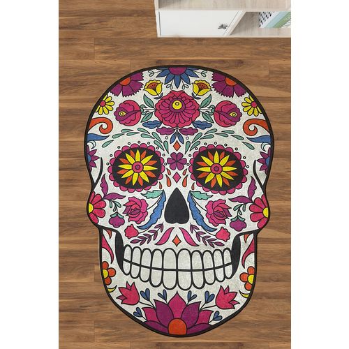 Colourful Cotton Prostirka kupaonska Skull Djt (80 x 100) slika 2