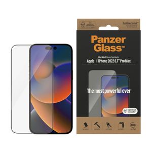 Panzerglass zaštitno staklo iPhone 14 Pro Max ultra wide fit, antibacterial