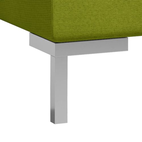 4-dijelni set sofa od tkanine zeleni slika 34