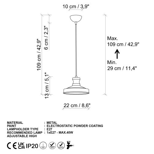 Opviq Luster HALO slika 8