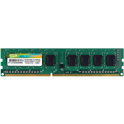 Silicon Power SP004GBLTU160N02 DDR3 4GB 1600Mhz CL11 UDIMM slika 1
