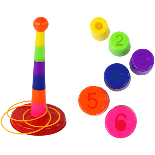 Igra bacanja čaša i obruča u metu s različitim stupnjevima težine slika 1