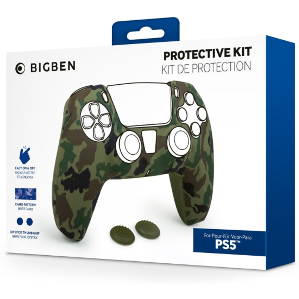 Bigben Zaštitna silikonska navlaka Cammo za Dualsense kontroler PS5 slika 1