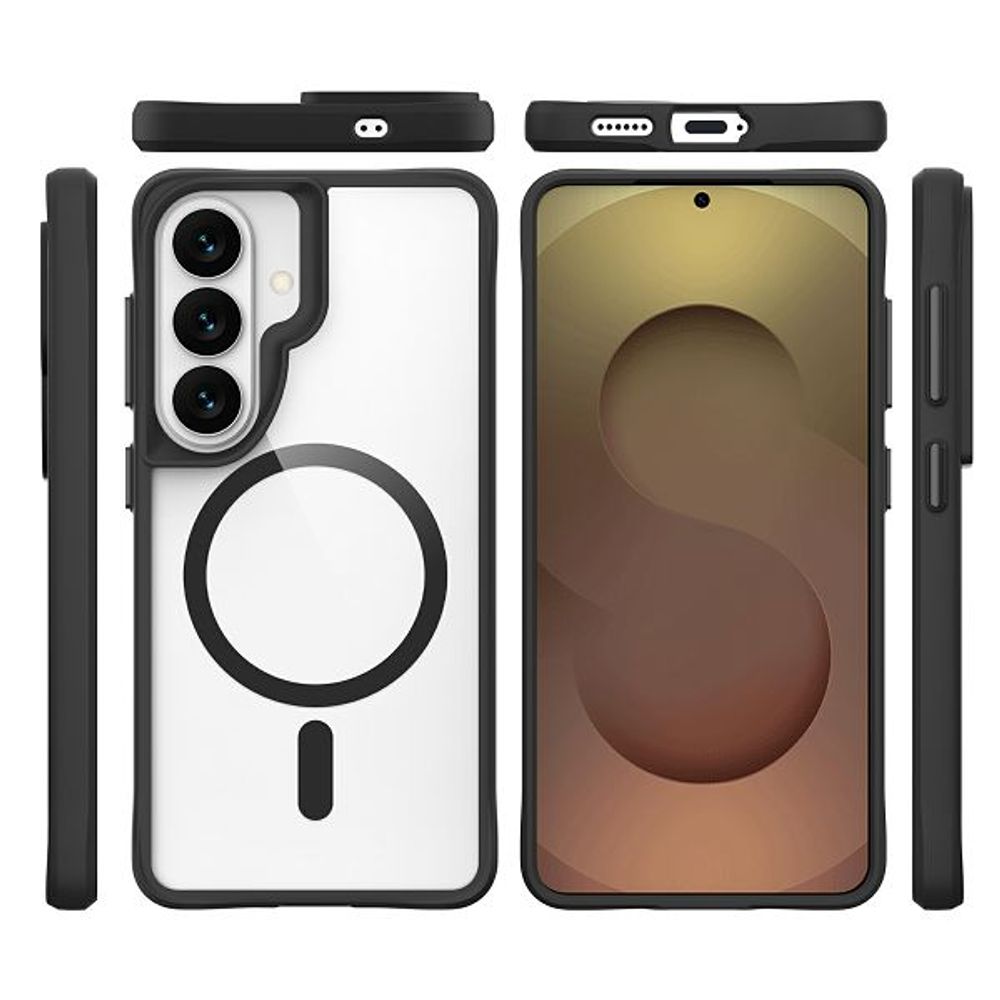 MM TPU SAM GALAXY S26 PLUS - DROP-PROOF COMBAT X BLACK MAGSAFE SLIM slika 5