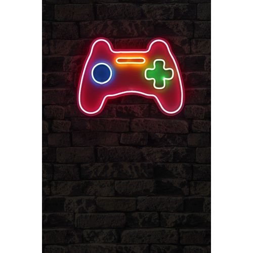 Wallity Ukrasna plastična LED rasvjeta, Play Station Gaming Controller - Pink slika 10
