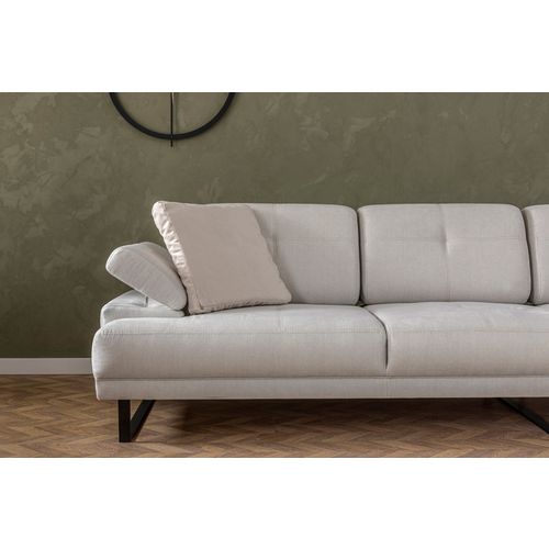 Atelier Del Sofa Kutna garnitura, Bež, Mustang Large Right - Beige slika 9