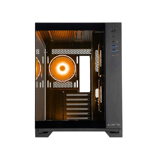 Chieftec VISIO USB3.2 Gen2 ATX case, black slika 2