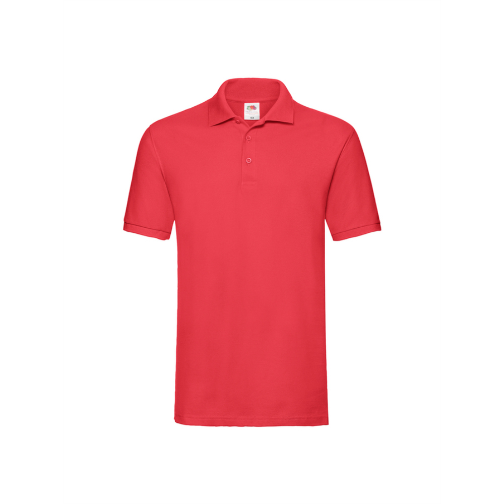 Fruit Of The Loom Polo majica kratkih rukava 180g - Crvena L slika 1