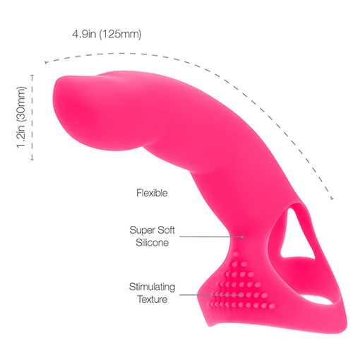 Vibrator za prst PowerBullet - Extra Touch, ružičasti slika 4